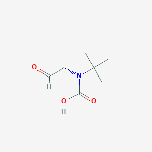 tert-butyl-[(2S)-1-oxopropan-2-yl]carbamic acid