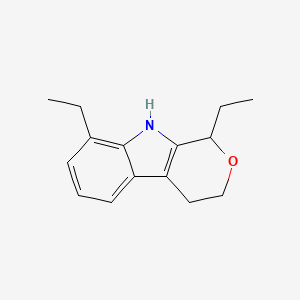 molecular formula C15H19NO B8210417 1,8-diethyl-1,3,4,9-tetrahydropyrano[3,4-b]indole 