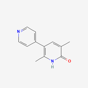 3,6-dimethyl-5-pyridin-4-yl-1H-pyridin-2-one