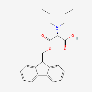 (2R)-2-(dipropylamino)-3-(9H-fluoren-9-ylmethoxy)-3-oxopropanoic acid