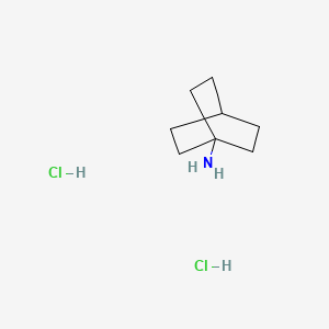 molecular formula C8H17Cl2N B8210512 Bicyclo[2.2.2]octan-1-amine;dihydrochloride 