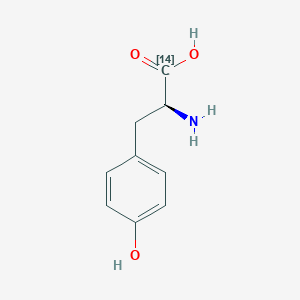 (2S)-2-Amino-3-(4-hydroxyphenyl)(114C)propanoic acid
