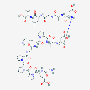 molecular formula C62H98N16O22 B8210758 Bpc 157 