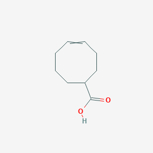 molecular formula C9H14O2 B8210761 Cyclooct-4-ene-1-carboxylic acid 