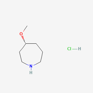 molecular formula C7H16ClNO B8211086 (R)-4-Methoxy-azepane hydrochloride 