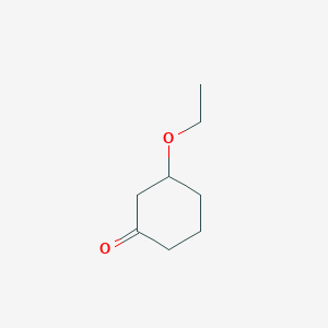 molecular formula C8H14O2 B082114 3-Ethoxycyclohexan-1-one CAS No. 13619-73-3