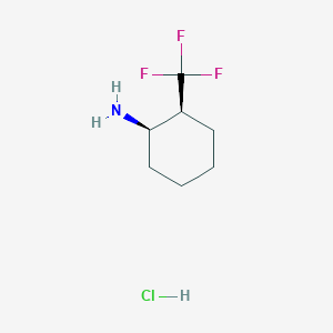 (1R,2S)-2-(Trifluoromethyl)cyclohexanamine hydrochloride
