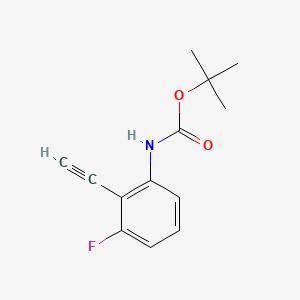 tert-butyl N-(2-ethynyl-3-fluorophenyl)carbamate