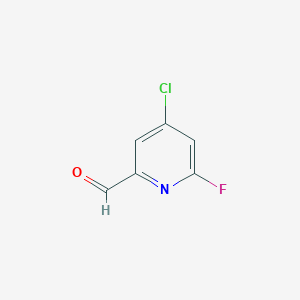 4-Chloro-6-fluoropicolinaldehyde