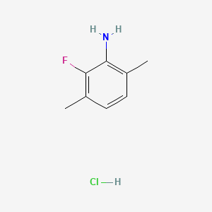 molecular formula C8H11ClFN B8211479 2-Fluoro-3,6-dimethylaniline;hydrochloride 