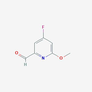4-Fluoro-6-methoxypyridine-2-carbaldehyde