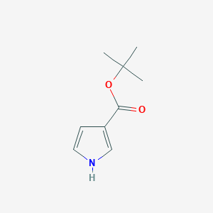 molecular formula C9H13NO2 B8211552 Tert-butyl 1H-pyrrole-3-carboxylate 