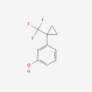 3-[1-(Trifluoromethyl)cyclopropyl]phenol