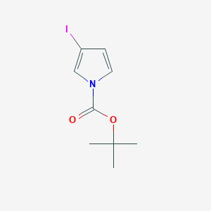 molecular formula C9H12INO2 B8211729 Tert-butyl 3-iodopyrrole-1-carboxylate 