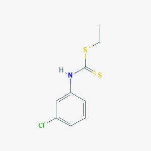 molecular formula C9H10ClNS2 B082118 ethyl N-(3-chlorophenyl)carbamodithioate CAS No. 13037-29-1