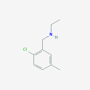 molecular formula C10H14ClN B8212891 N-(2-Chloro-5-methylbenzyl)ethanamine 