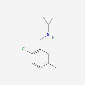 molecular formula C11H14ClN B8212900 N-(2-Chloro-5-methylbenzyl)cyclopropanamine 