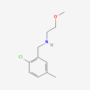 molecular formula C11H16ClNO B8212907 N-(2-Chloro-5-methylbenzyl)-2-methoxyethanamine 