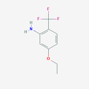 molecular formula C9H10F3NO B8213069 5-Ethoxy-2-(trifluoromethyl)aniline 