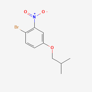 molecular formula C10H12BrNO3 B8213103 1-Bromo-4-isobutoxy-2-nitrobenzene 