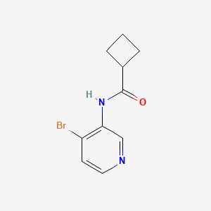 molecular formula C10H11BrN2O B8213144 N-(4-Bromopyridin-3-yl)cyclobutanecarboxamide 