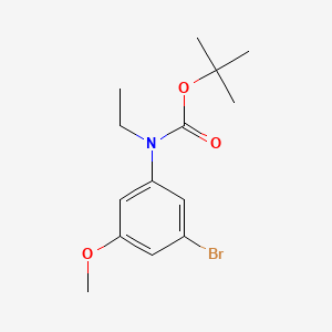 molecular formula C14H20BrNO3 B8213410 tert-Butyl (3-bromo-5-methoxyphenyl)(ethyl)carbamate 