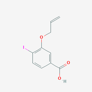 molecular formula C10H9IO3 B8213725 3-(Allyloxy)-4-iodobenzoic acid 