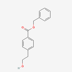 molecular formula C16H16O3 B8213771 Benzyl 4-(2-hydroxyethyl)benzoate 