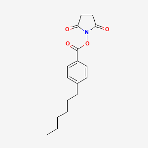 molecular formula C17H21NO4 B8213775 2,5-Dioxopyrrolidin-1-yl 4-hexylbenzoate 