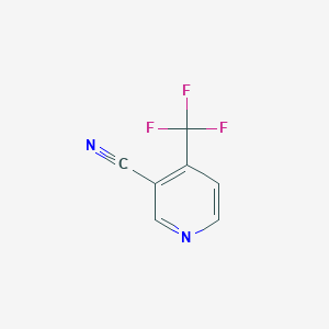 molecular formula C7H3F3N2 B082138 4-(Trifluoromethyl)nicotinonitrile CAS No. 13600-43-6
