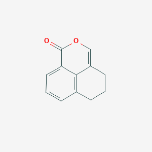 molecular formula C12H10O2 B082140 5,6-Dihydro-1H,4H-naphtho[1,8-cd]pyran-1-one CAS No. 14935-18-3