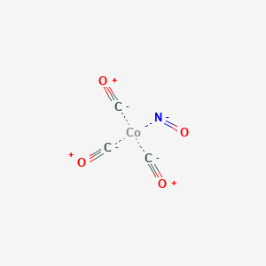 molecular formula C3CoNO4- B082143 Tricarbonylnitrosylcobalt CAS No. 14096-82-3