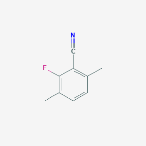 molecular formula C9H8FN B8214469 2-Fluoro-3,6-dimethylbenzonitrile 