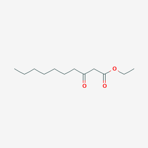 molecular formula C12H22O3 B082146 Ethyl 3-oxodecanoate CAS No. 13195-66-9