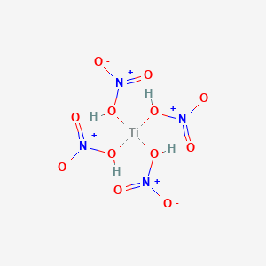 molecular formula H4N4O12Ti B082149 Titanium tetranitrate CAS No. 12372-56-4