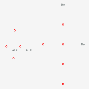 molecular formula Al2Mo2O9-12 B082153 Aluminum molybdenum oxide (Al2Mo3O12) CAS No. 15123-80-5