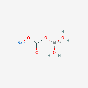molecular formula CH4AlNaO5 B082158 Dihydroxyaluminum sodium carbonate CAS No. 12011-77-7