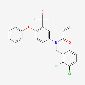 molecular formula C23H16Cl2F3NO2 B8216110 BPK-21 
