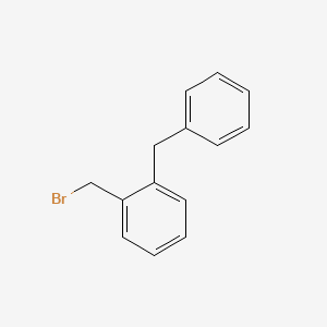 molecular formula C14H13Br B8216159 2-Benzyl benzylbromide 