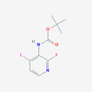 molecular formula C10H12FIN2O2 B8216239 tert-Butyl (2-fluoro-4-iodopyridin-3-yl)carbamate 
