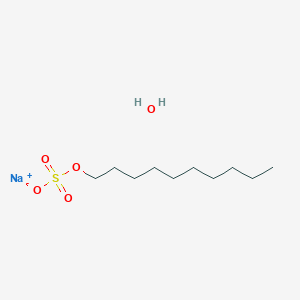 molecular formula C10H23NaO5S B8216378 Sodium decyl sulfate water 