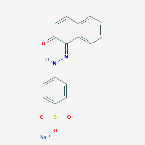 molecular formula C16H11N2NaO4S B8216602 sodium;4-[(2Z)-2-(2-oxonaphthalen-1-ylidene)hydrazinyl]benzenesulfonate 