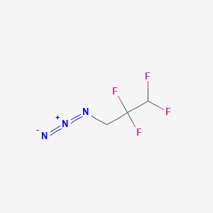 molecular formula C3H3F4N3 B8216639 3-Azido-1,1,2,2-tetrafluoropropane 