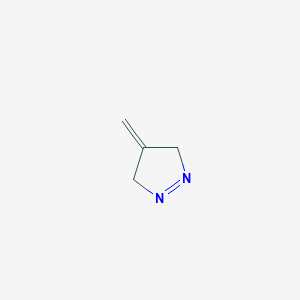 molecular formula C4H6N2 B082167 4-Methylene-1-pyrazoline CAS No. 10496-76-1
