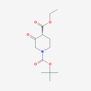 1-O-tert-butyl 4-O-ethyl (4R)-3-oxopiperidine-1,4-dicarboxylate