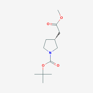 (R)-N-Boc-pyrrolidine-3-acetic acid methyl ester