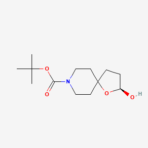 tert-butyl (2S)-2-hydroxy-1-oxa-8-azaspiro[4.5]decane-8-carboxylate