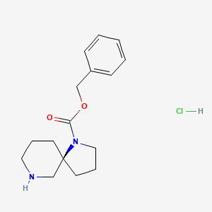 benzyl (5S)-1,9-diazaspiro[4.5]decane-1-carboxylate;hydrochloride