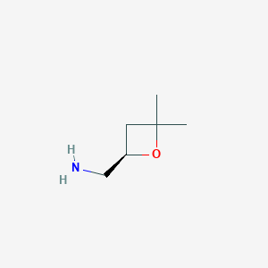 [(2R)-4,4-dimethyloxetan-2-yl]methanamine