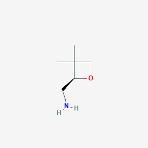 [(2R)-3,3-dimethyloxetan-2-yl]methanamine